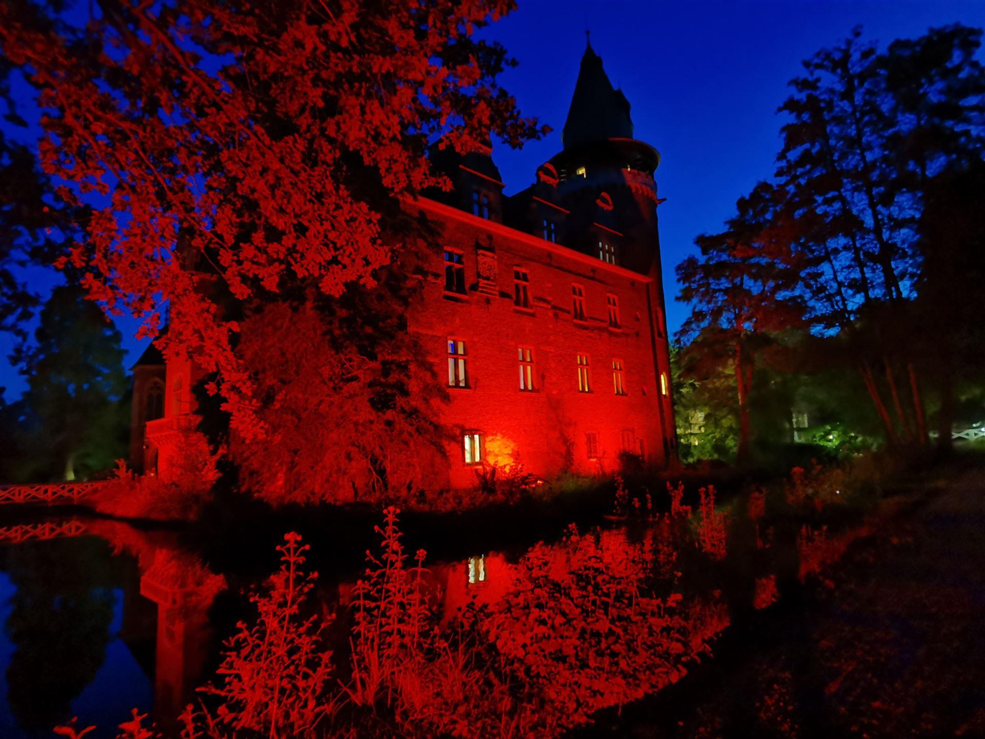Beleuchtung von Schloss Krickenbeck